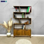 کتابخانه چوبی همین