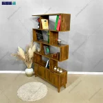 خرید کتابخانه چوبی همین