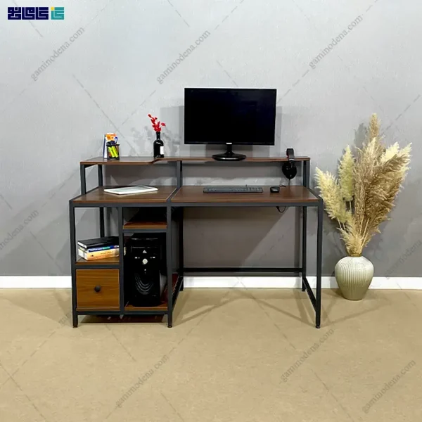 میزتحریر چوب و فلز دیاموند